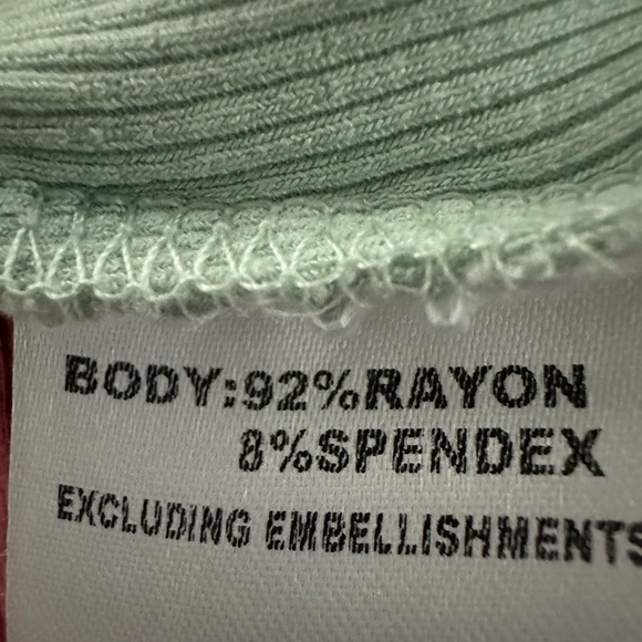 Hello Molly Mint Green Women's Bodysuit - Picture 4 of 5